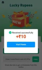 Fiewin Lucky Rupees Link