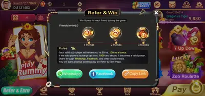 Rummy Online Refer And Earn
